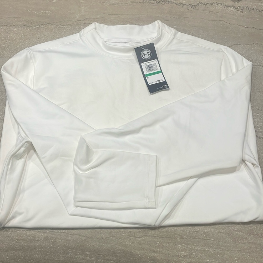 NWT Under Armour ColdGear Longsleeve Mock Neck Shirt - Large
